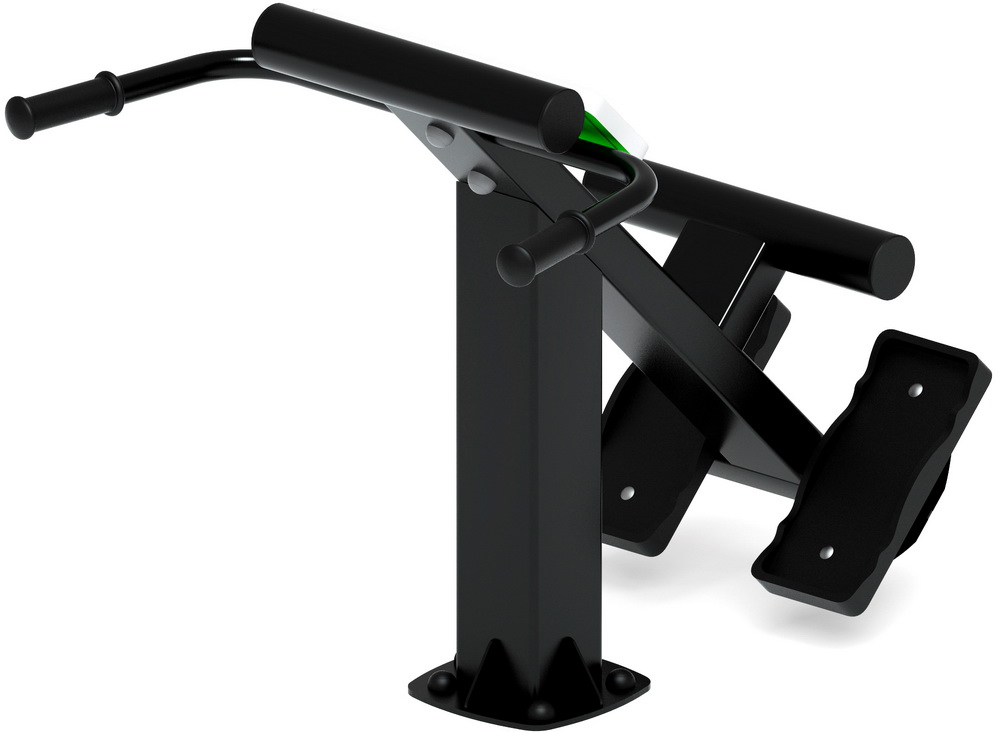 Тренажер уличный ГИПЕРЭКСТЕНЗИЯ (зеленый) СТ 003-12