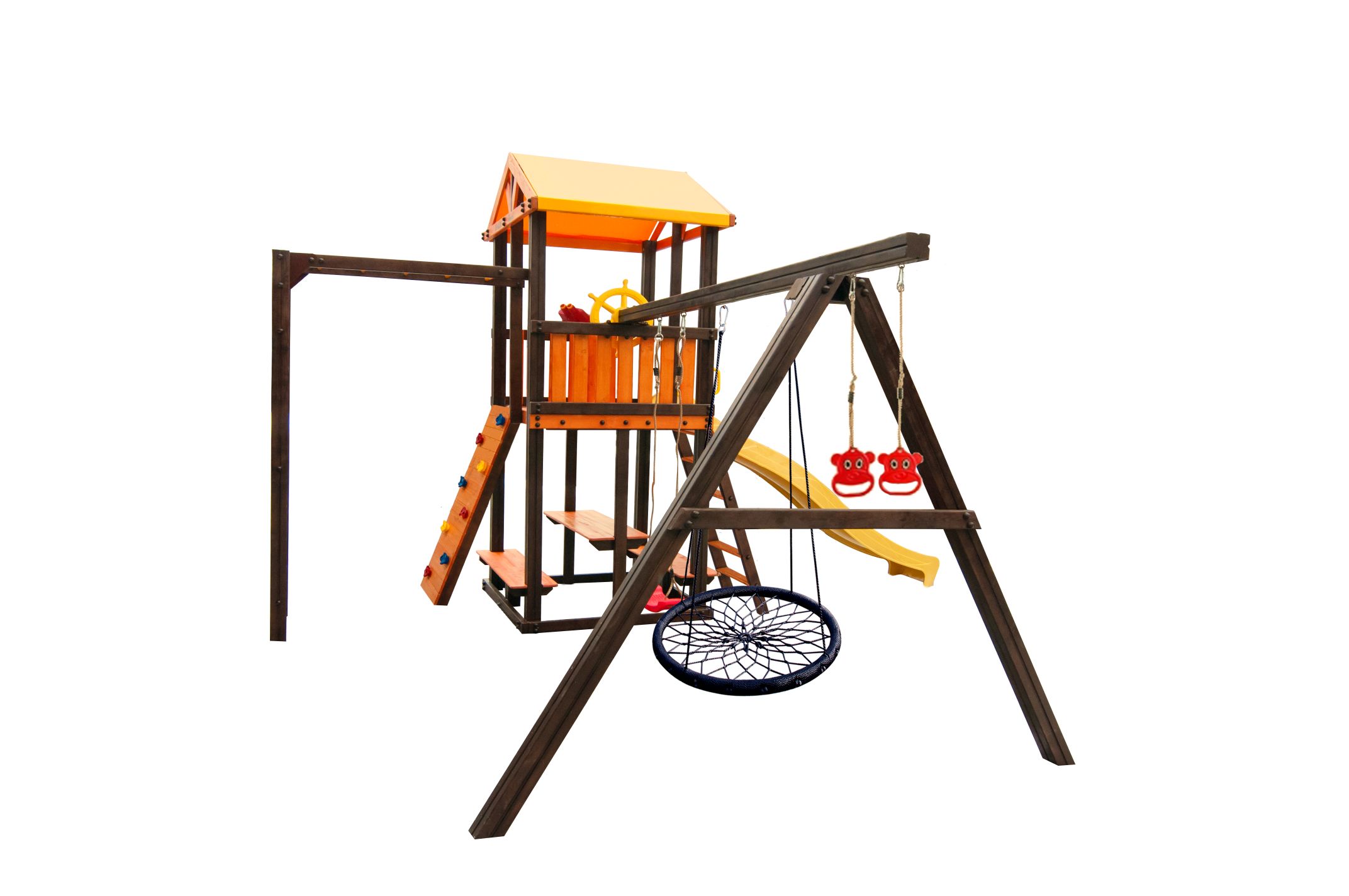 Игровой комплекс Perfetto sport «Bari-7» + качели "Паутина"