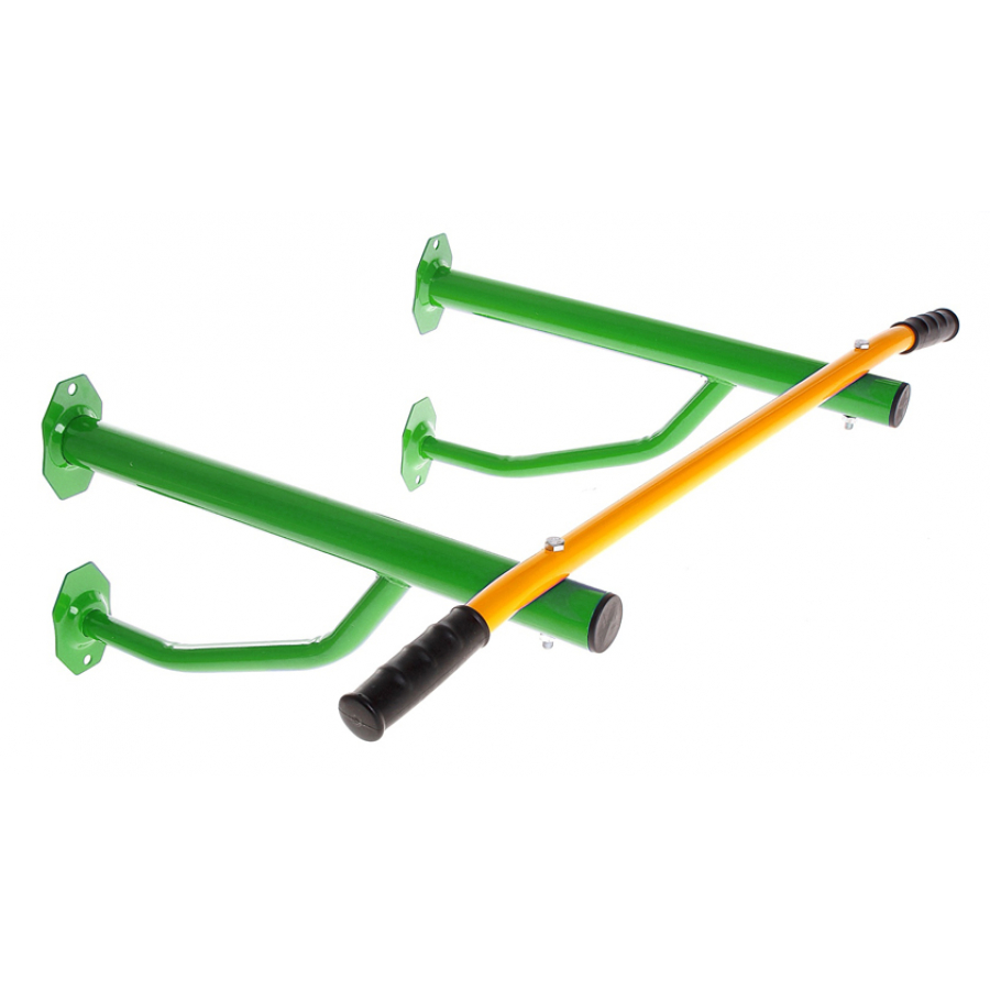 Турник настенный Юный Атлет Атлет (зеленый/желтый)