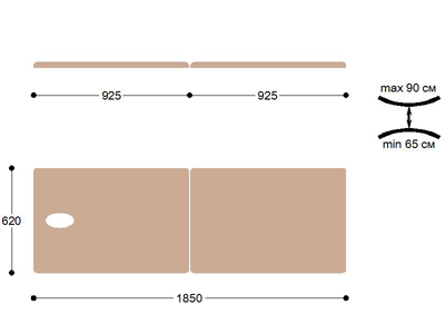Складной массажный стол TH185