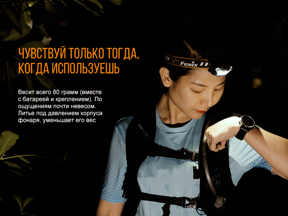 Налобный фонарь Fenix HL18R, черный