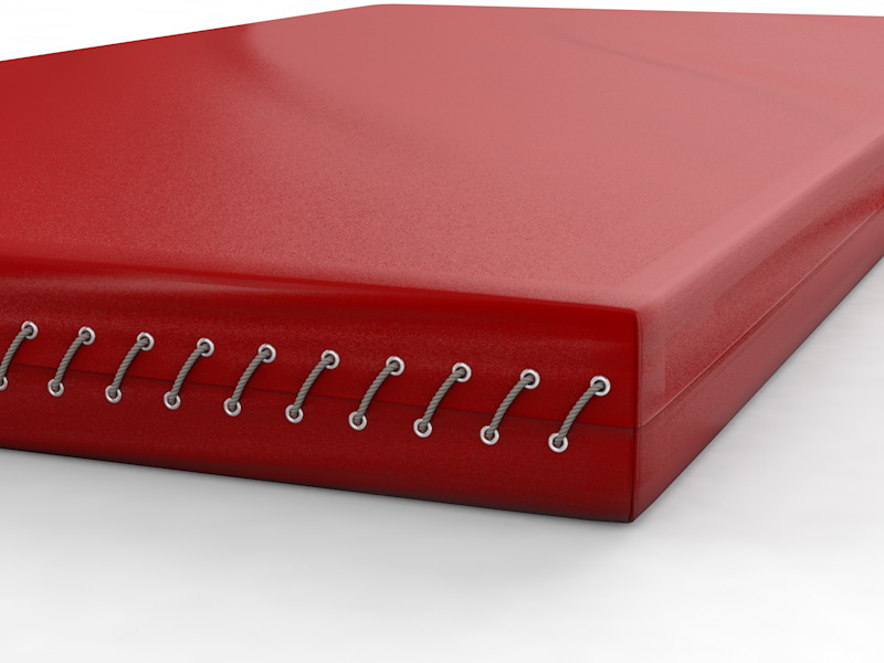 Мат гимнастический на шнуровке 2х1х0,1 м