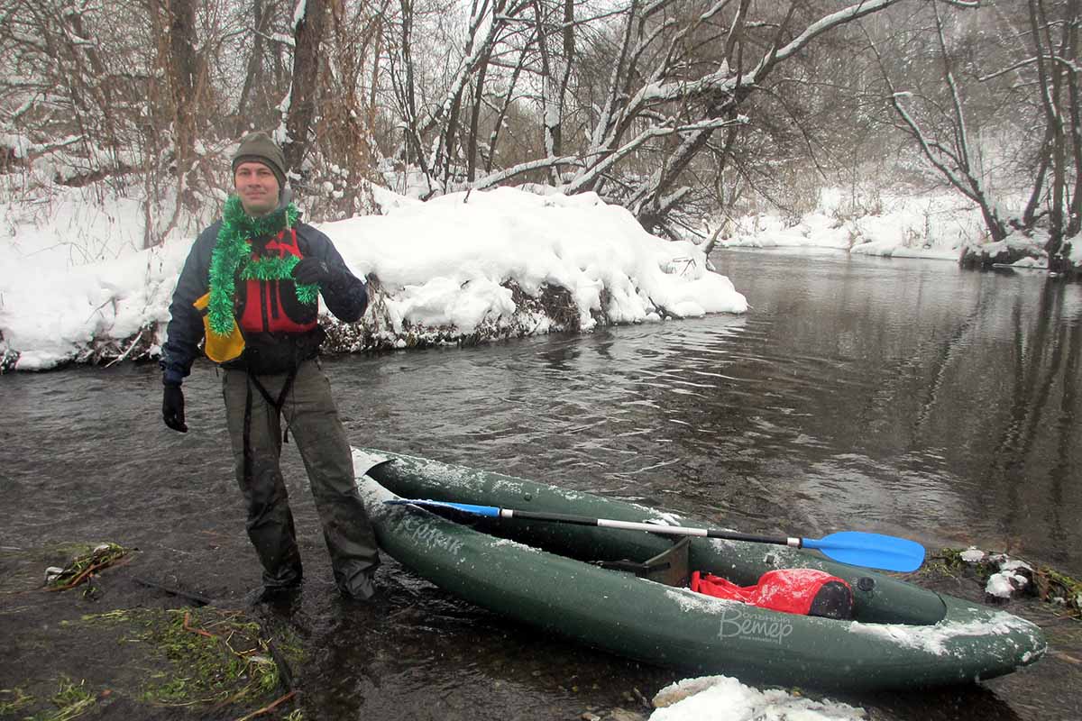 Весло для пакрафта пятисекционное RST Эко
