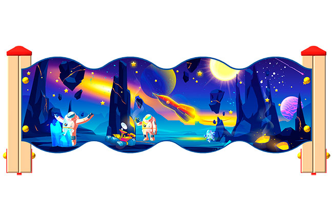 Ограждение детской площадки ZION Космос У2 (ОГД060)