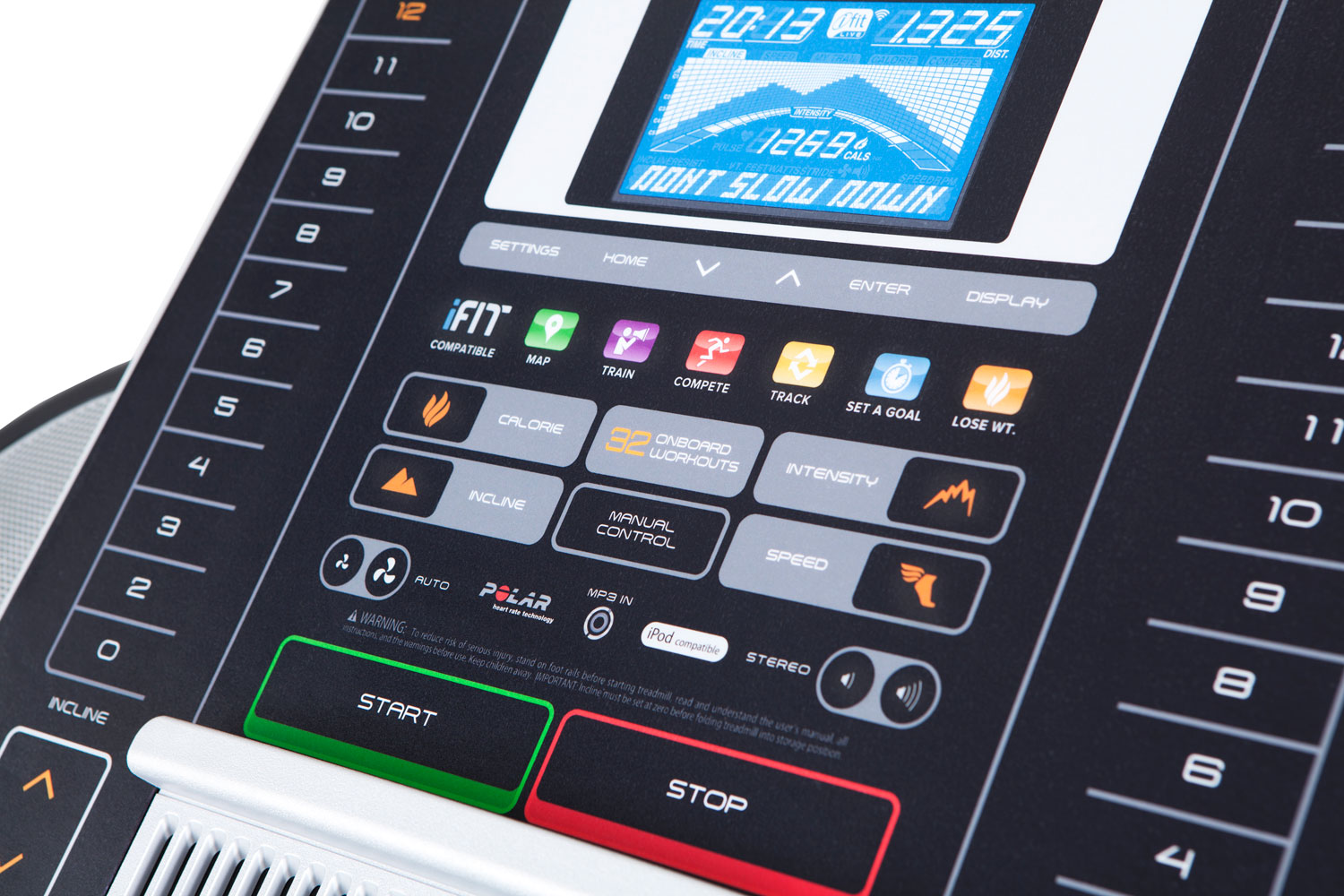 Беговая дорожка NordicTrack T13.5, к/пояc Polar