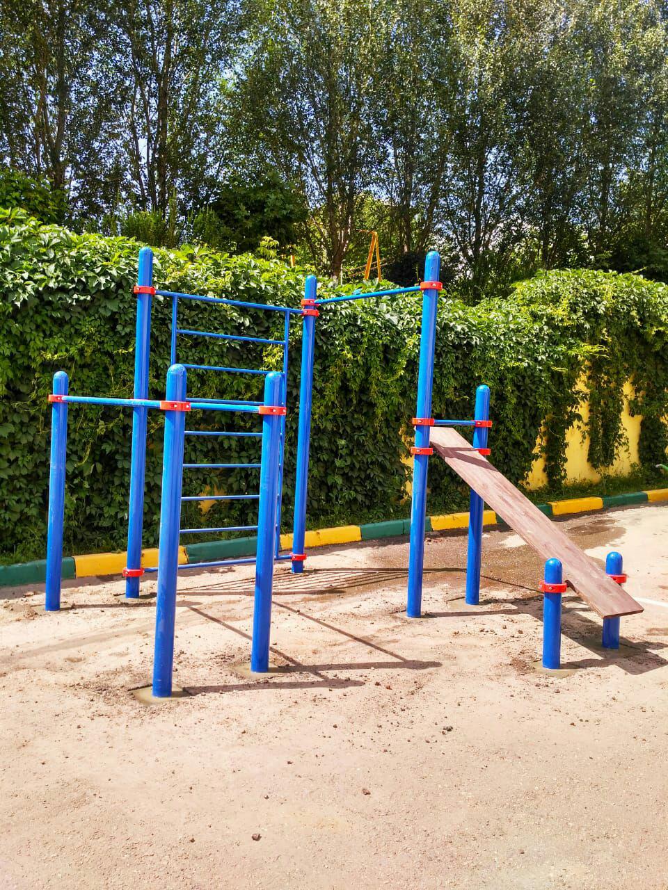 Комплекс турник, брусья, скамья для пресса, шведская стенка  Air-Gym YSK60