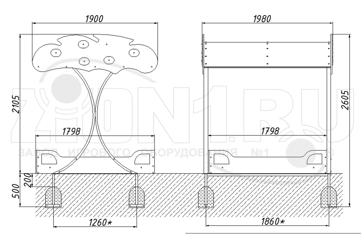Детская песочница ZION Яблоня (П035)