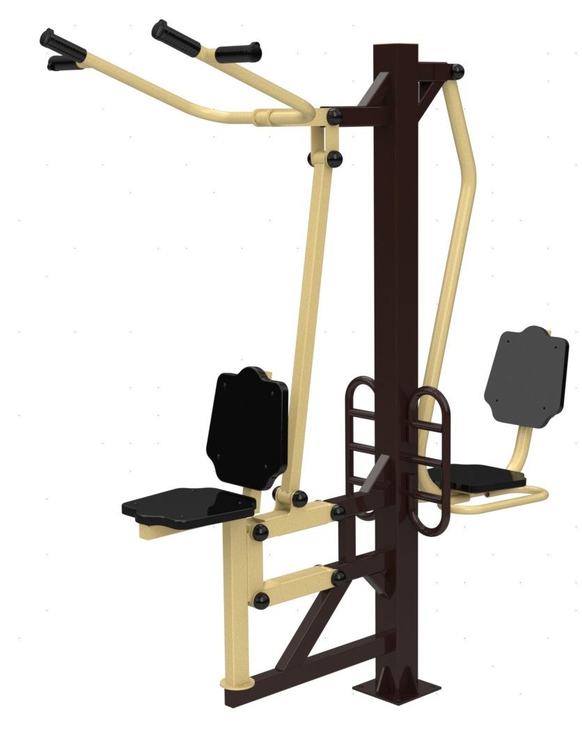 Тренажер уличный Жим ногами + вертикальная тяга Air Gym YT93