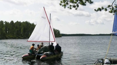 Катамаран двухслойный ВАЛДАЙ 6 с парусным вооружением