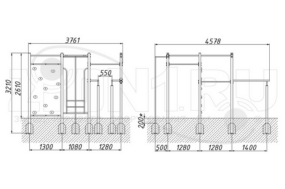 Спортивный комплекс ZION СГК-11 (КС015)