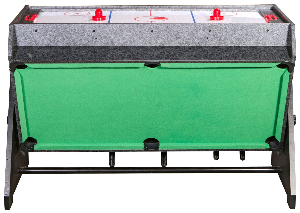 Стол-трансформер Vortex 3-in-1 (3 игры: аэрохоккей, футбол, бильярд, 127 х 78.7 х 86.4 см, серый)