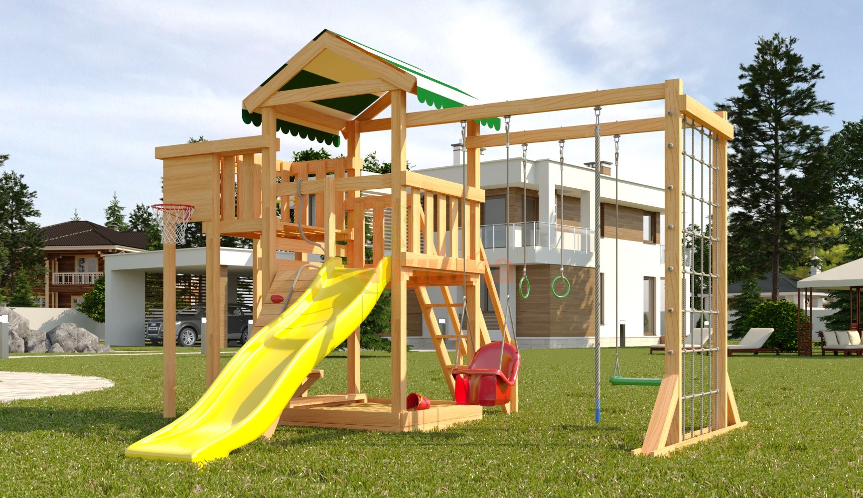 Детская площадка Савушка 4 сезона Мастер 4