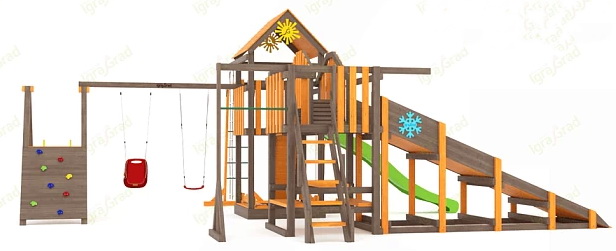 Всесезонная площадка IgraGrad С Мостик 2 SF1