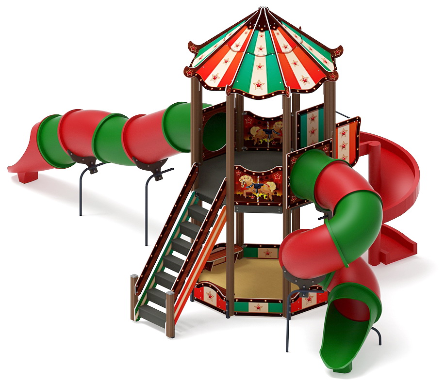 КАРНАВАЛ детский игровой комплекс ДИК 2.22.01-01 (H=2000)