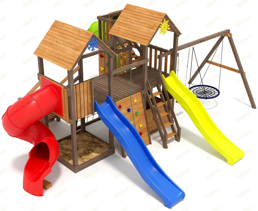 Детская площадка IgraGrad Комбо с трубой 2,1м