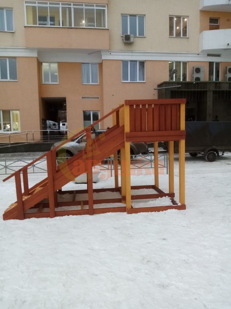 Зимняя горка ЗИМА 3 Савушка (скат 3 м)