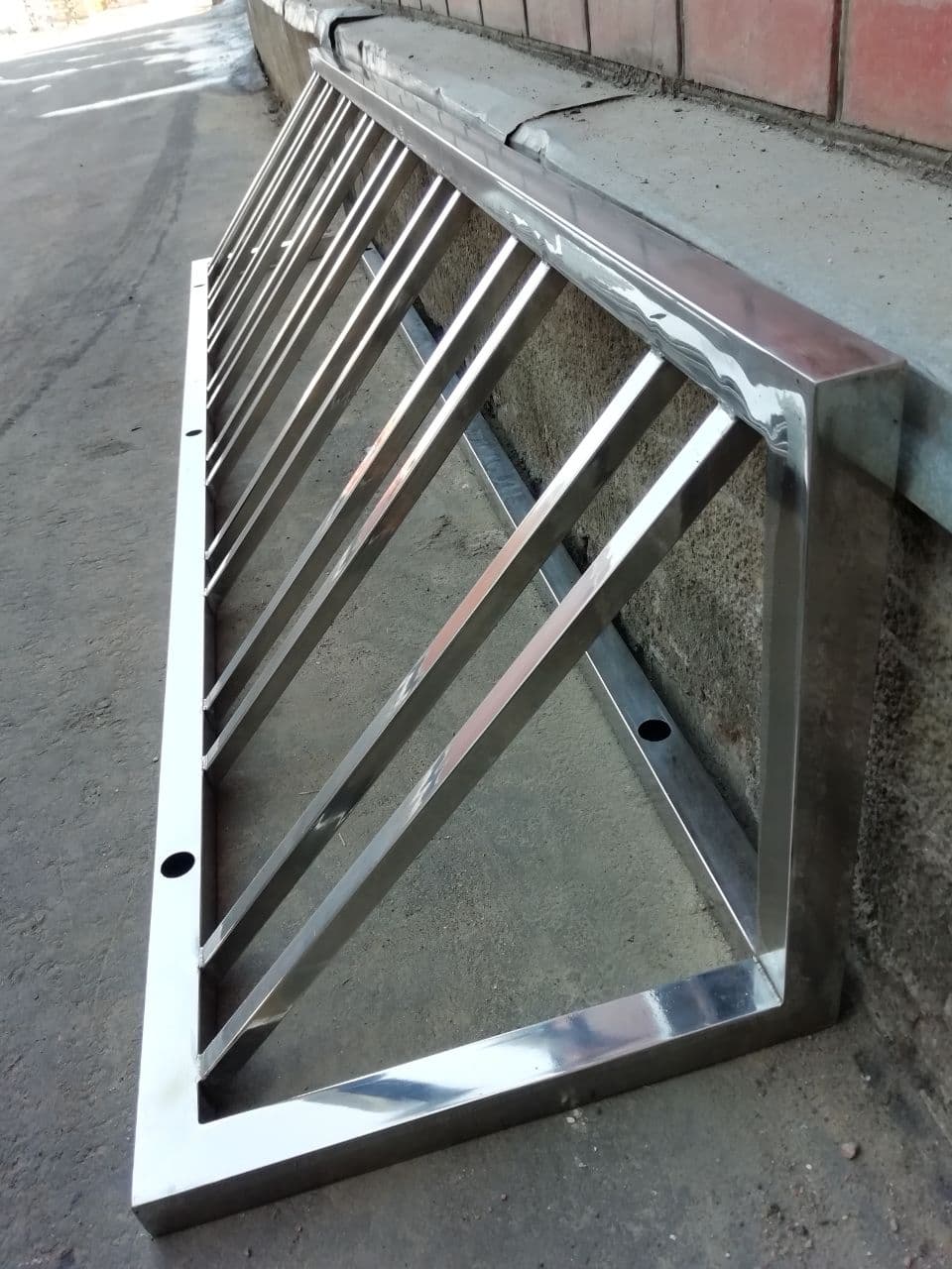 Велопарковка из нержавеющей стали Air-Gym ВП2