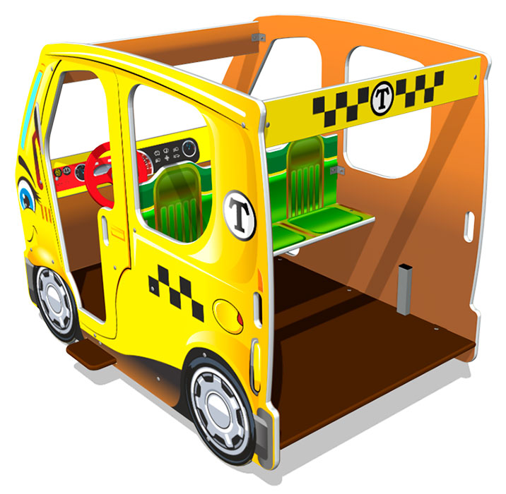 Игровой макет ZION Машинка Такси (ИМ252)