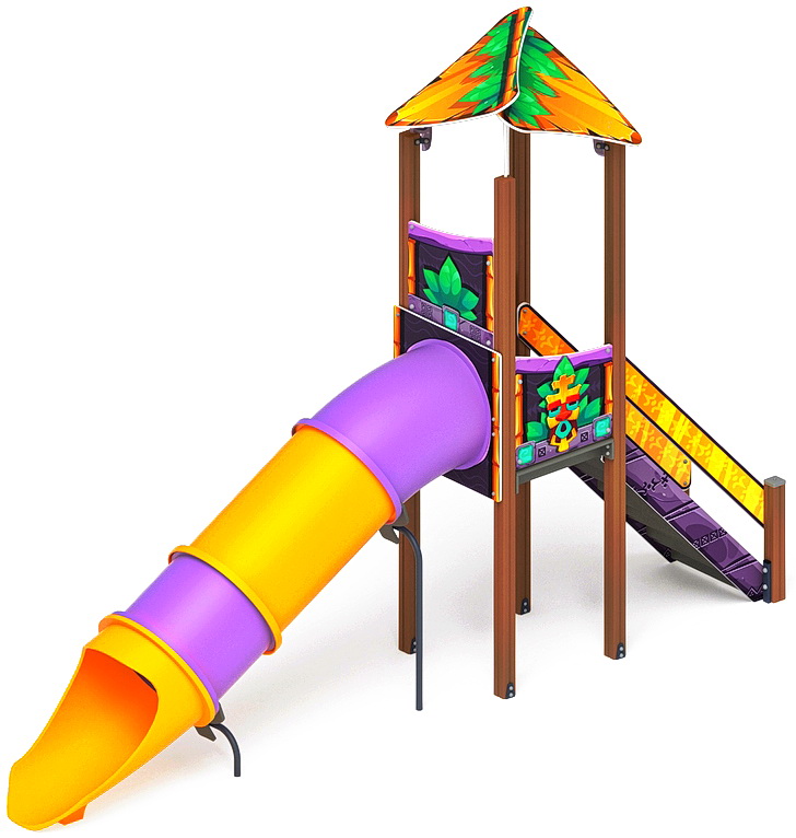 ВОЛШЕБНЫЙ ГОРОД (Майя) горка тоннельная (H=1500) ИО 44.19.01-01