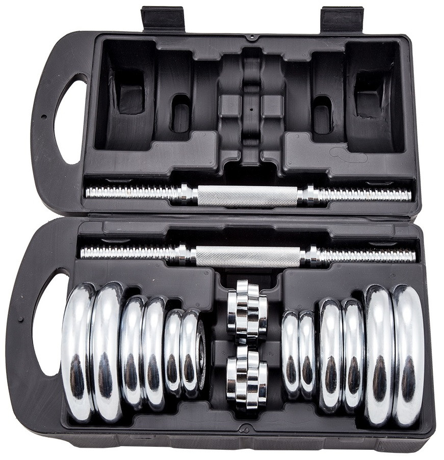 Набор гантелей 20 кг, в кейсе