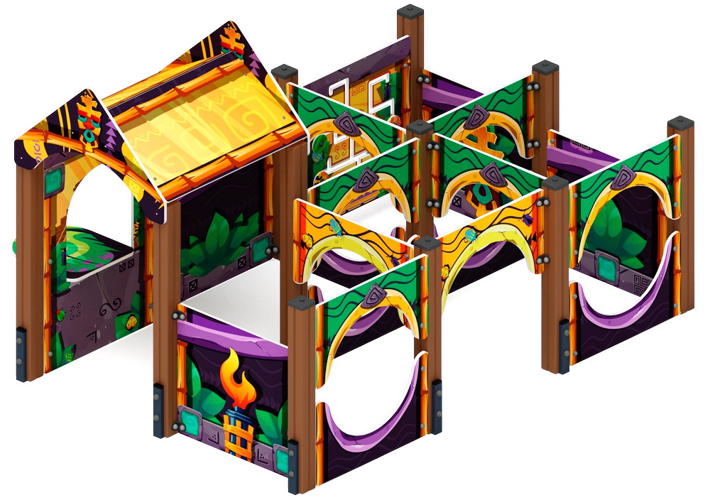 ЛАБИРИНТ МОРСКОЙ (Волшебный город Майя) игровая форма МФ 20.17.01-02