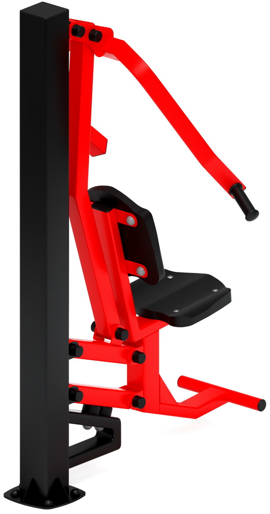 Тренажер уличный ЖИМ ОТ ГРУДИ (красный) СТ 006-11