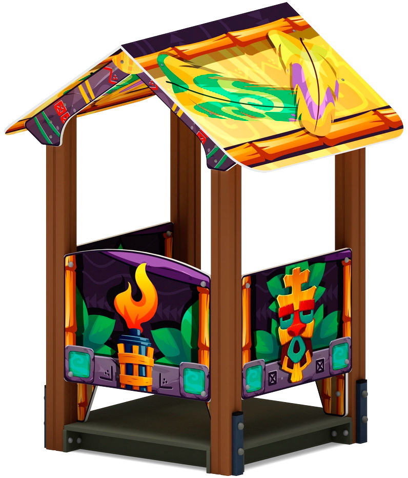 ДОМИК МАЛЫЙ 2 (Майя) для детской площадки МФ 10.01.02-03