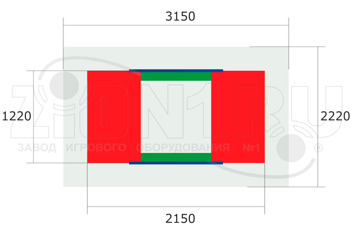 Детская песочница ZION Секрет (П032)