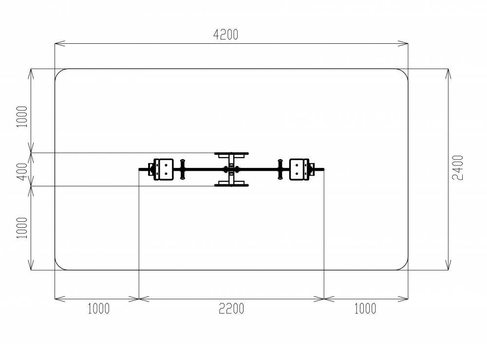 КОСМОПОРТ качалка балансир (Коты) ИО 21.Д.14.01-01