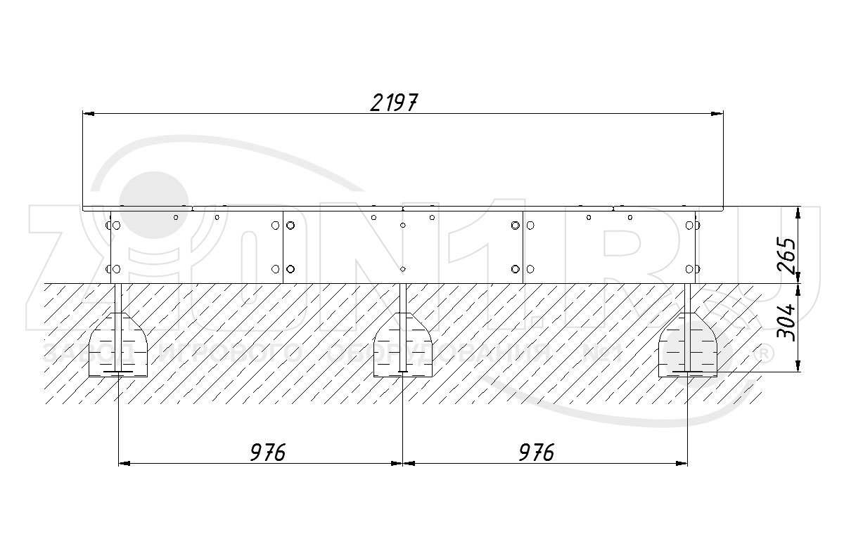 Детская песочница ZION Восьмиугольная (П058)