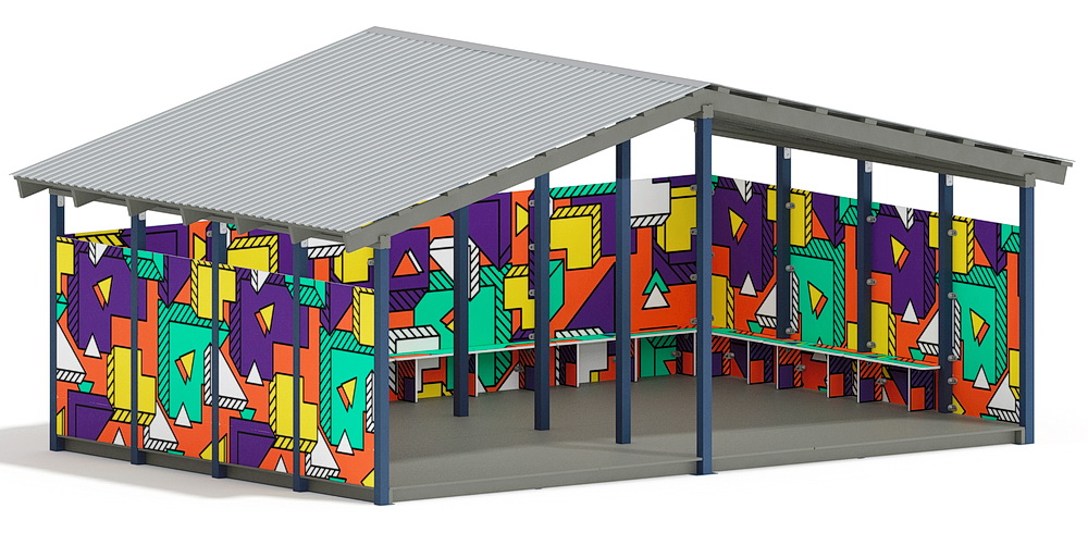 Теневой навес (Геометрия) МФ 70.6.4-03