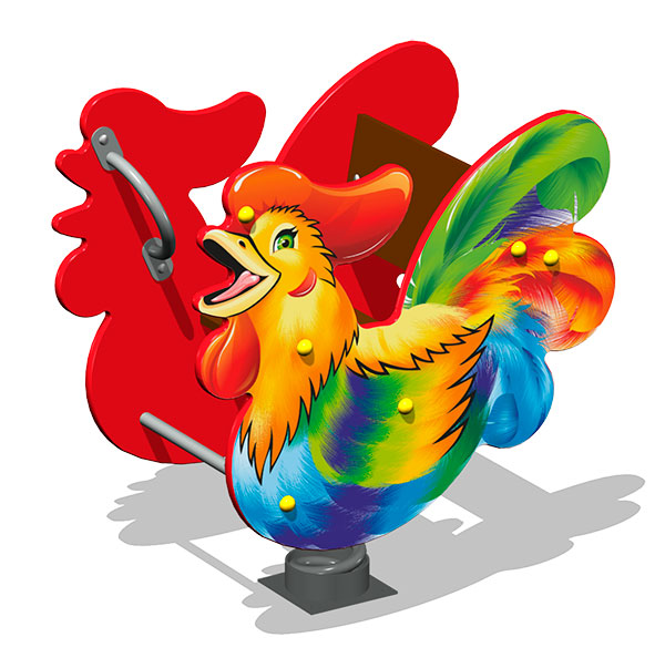 Качалка на пружине ZION Петушок У1 (КЧ068)