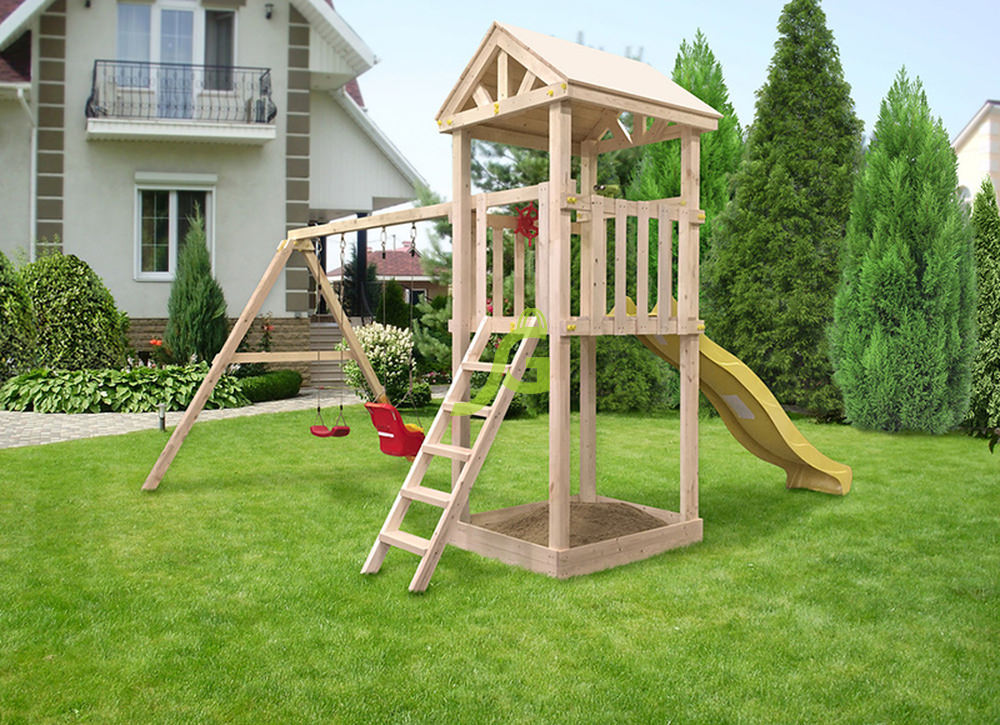 Детская площадка IgraGrad "Панда Фани с качелями"