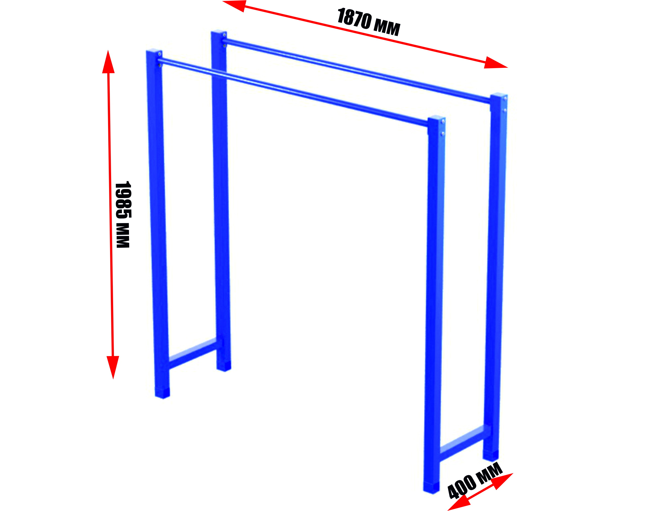 Брусья уличные разборные (04.114)
