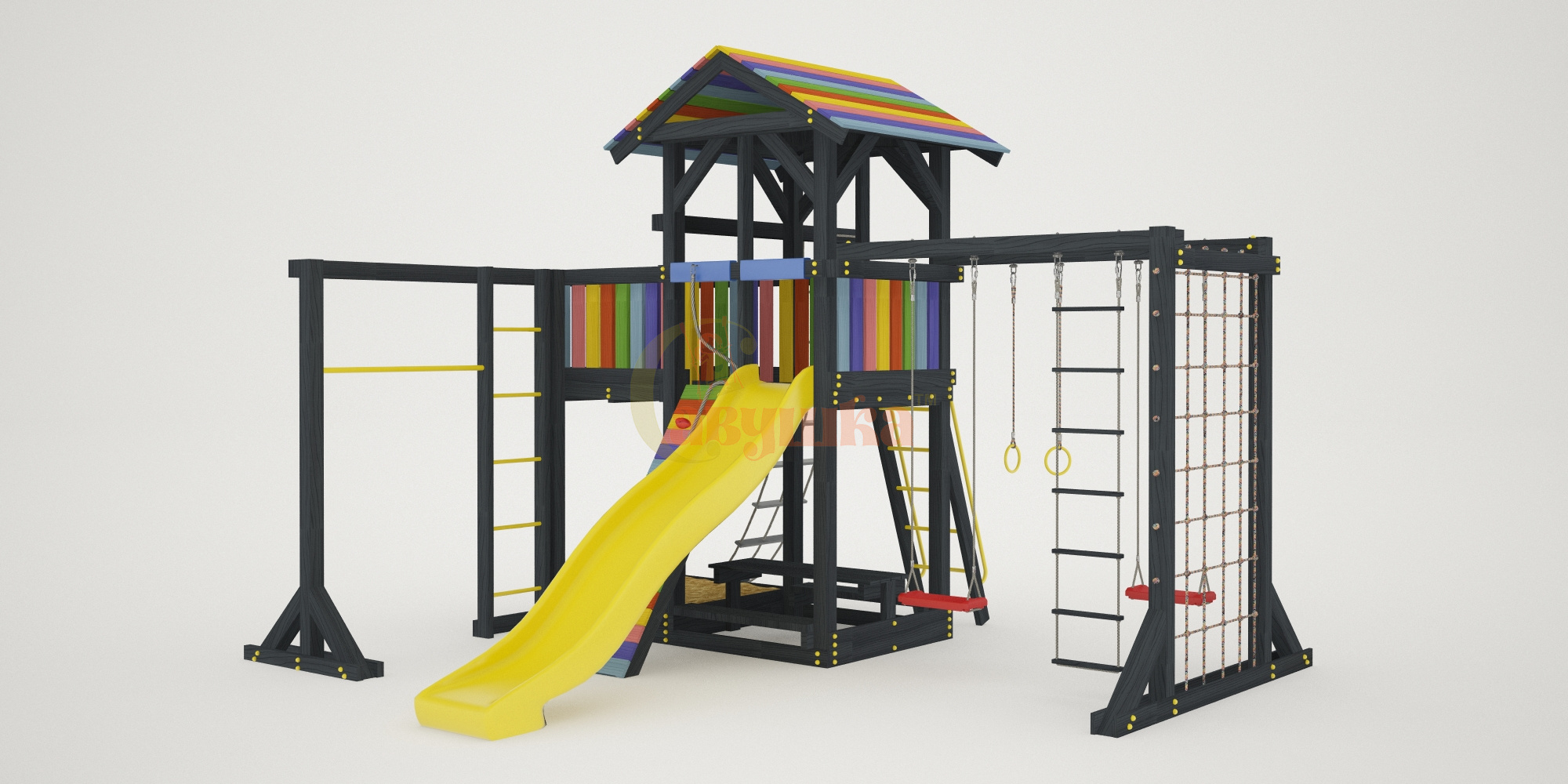 Детская площадка Савушка 3 (Black)