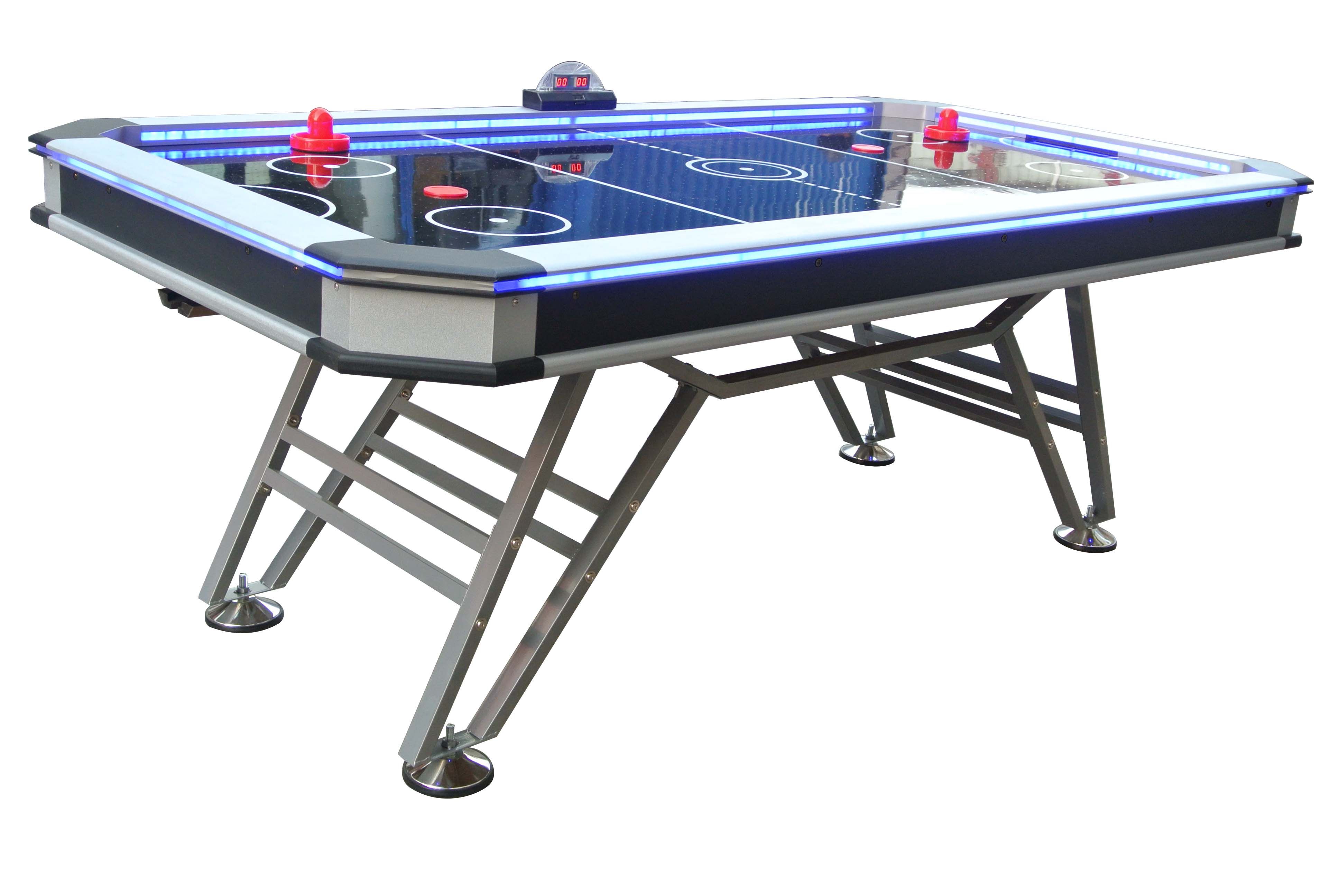 Аэрохоккей Black Ice 7 ф (213 х 111 х 80 см, черный)