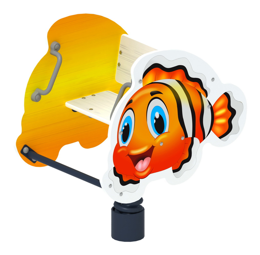 РЫБКА качалка на пружине ИО 22.17.04