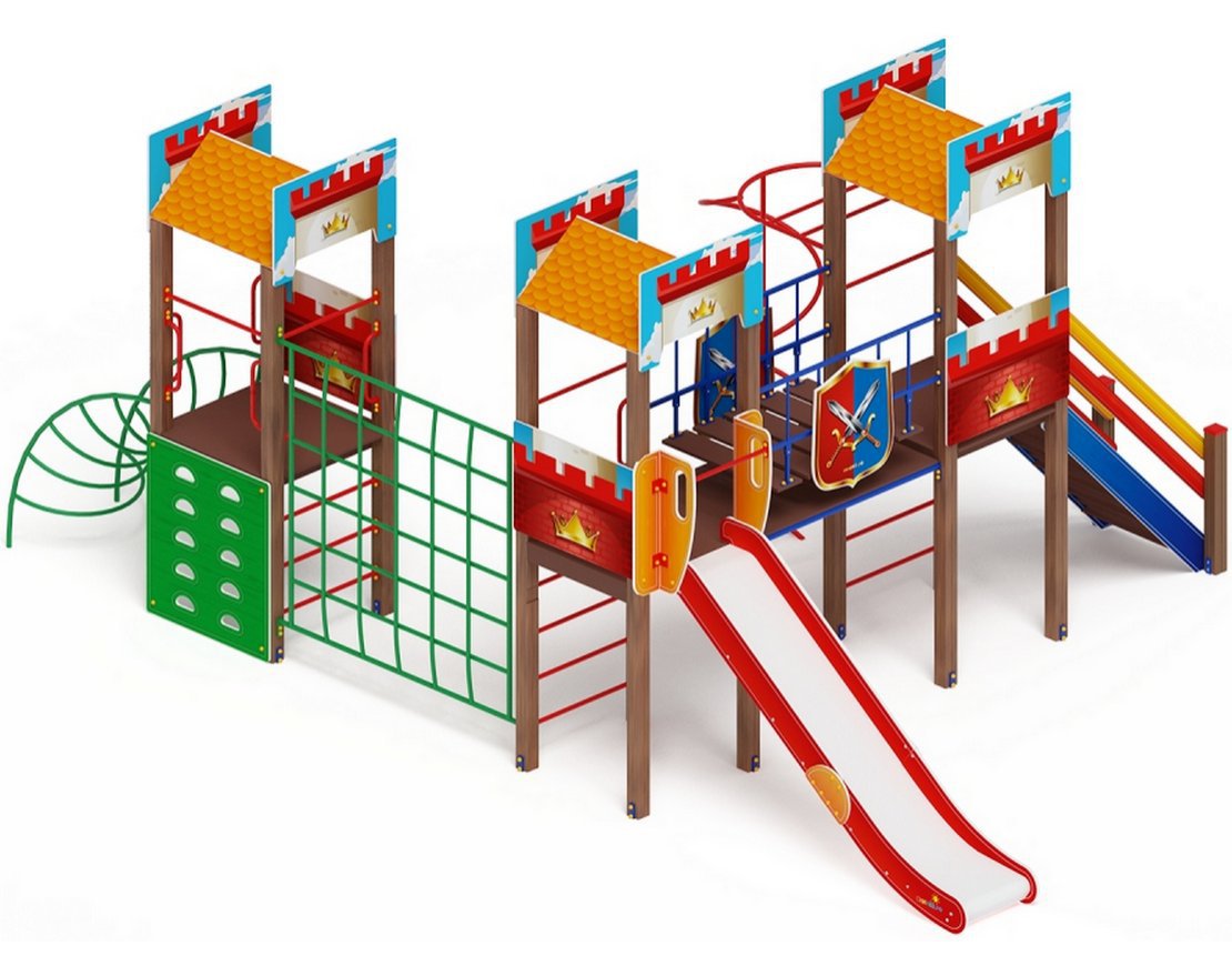ЗАМОК детский игровой комплекс ДИК 2.18.05-01 (H=1500)