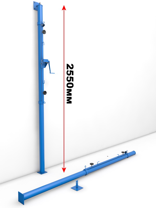 Стойки волейбольные пристенные 03.101