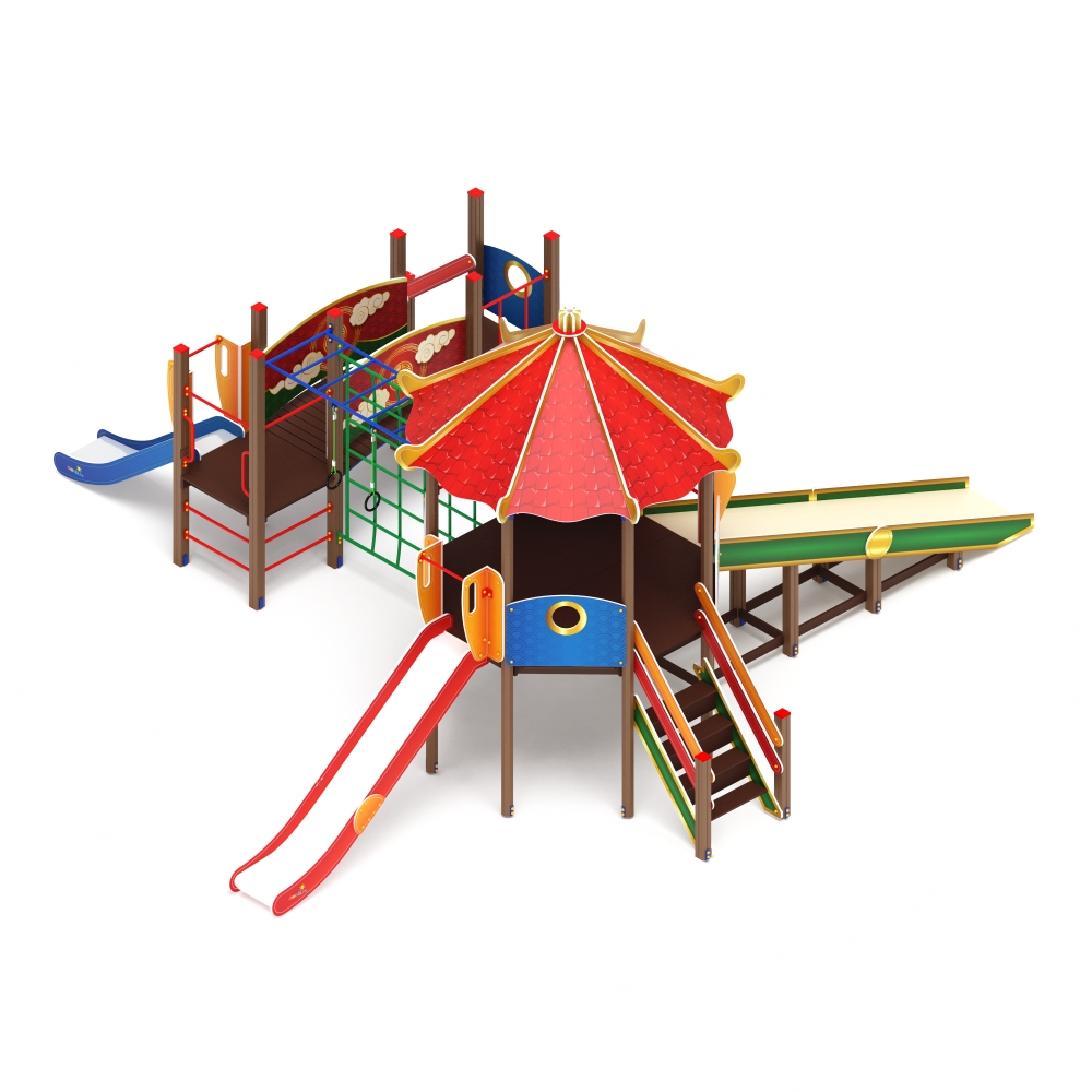 КАРНАВАЛ детский игровой комплекс ДИК 2.22.03 (H=1500, H=900)