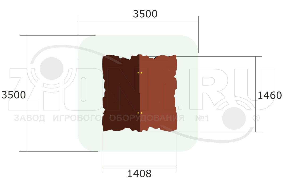 Домик ZION Хижина (ИМ110)
