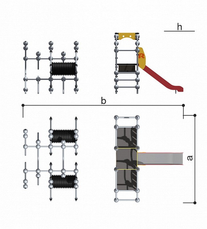 Детский спортивно-игровой комплекс Romana 057.43.00