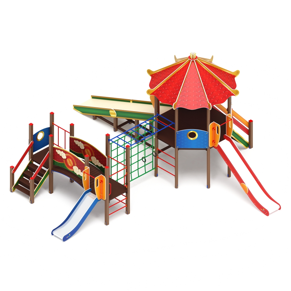 КАРНАВАЛ детский игровой комплекс ДИК 2.22.03 (H=1500, H=900)