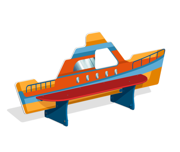 Лавочка детская двойная Кораблик МФ-05.14