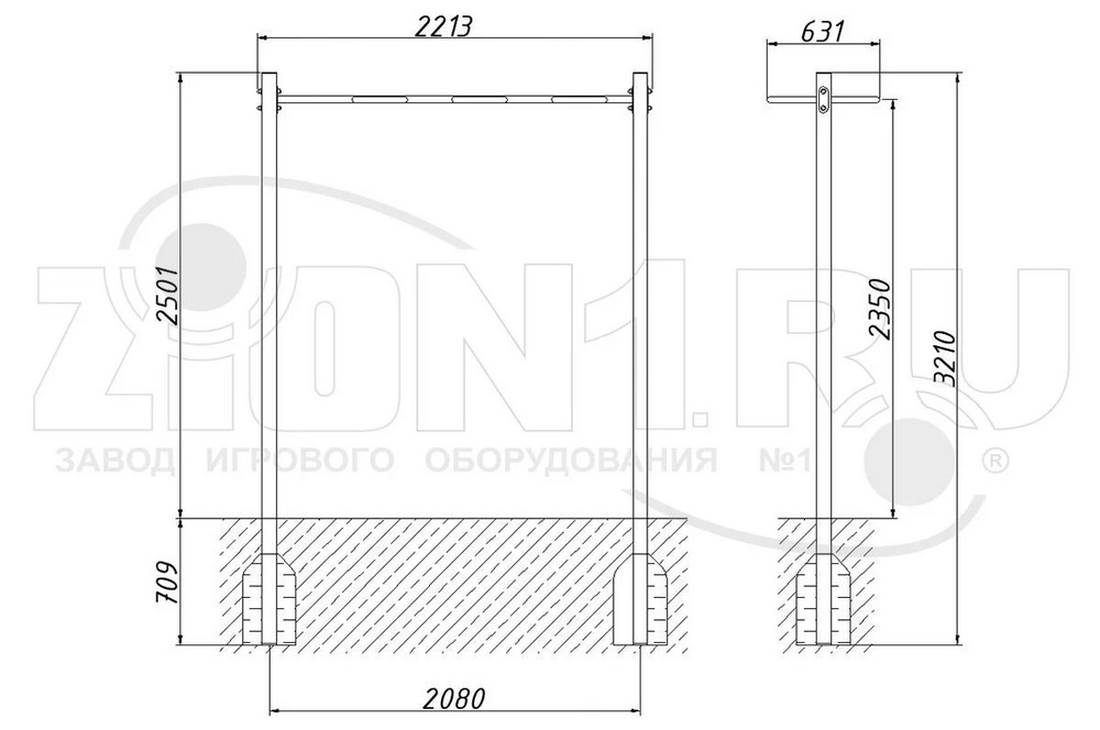 Рукоход ZION Змейка М1 (СЭ281)