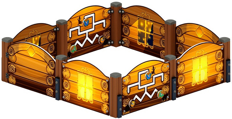 МАНЕЖ (Эко) для детской площадки МФ 21.01.01-02