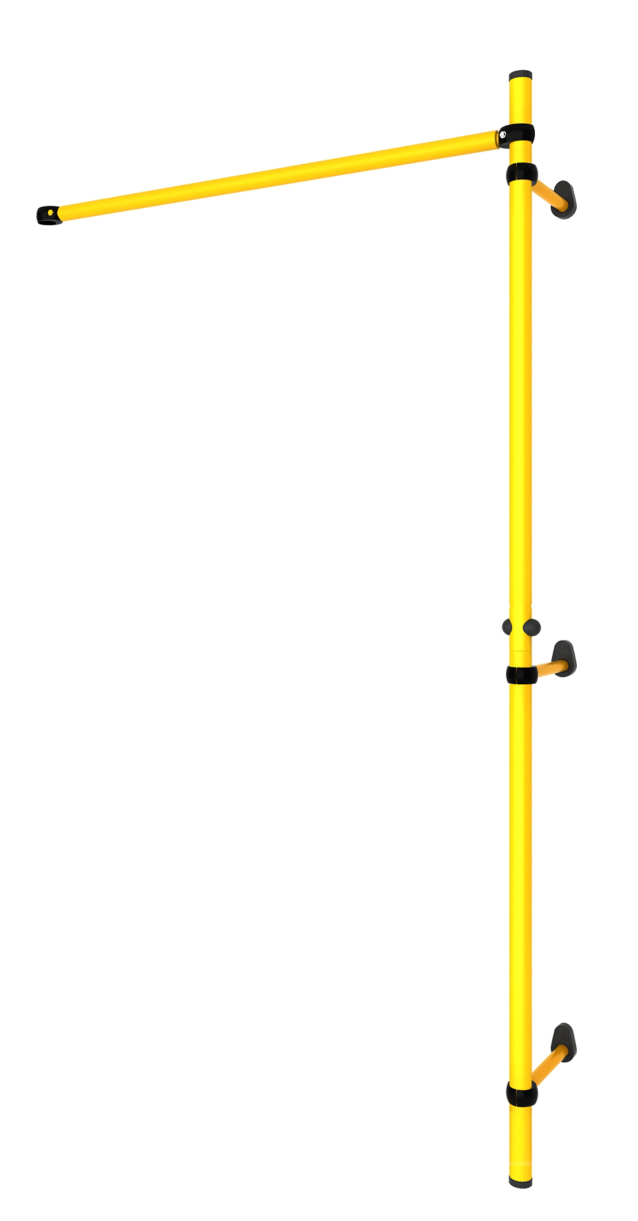 Стойка ДСК "Карусель" (жёлтый) к стене ДСКМ 1С-8.02-44