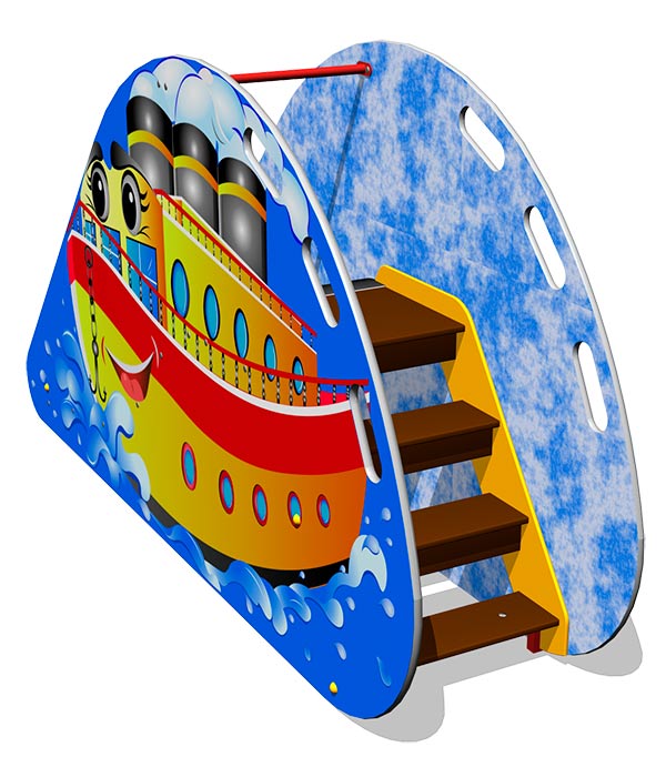 Горка детская ZION Пароходик (Г032)