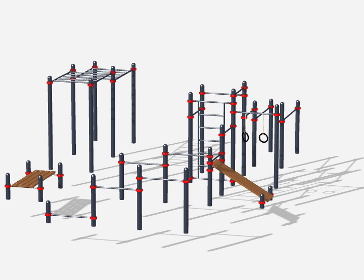 Уличный атлетический комплекс ВОРКАУТ 35 (108)
