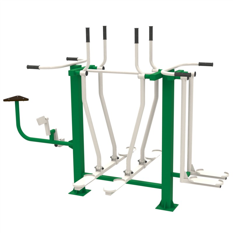 Уличный тренажер Лыжники + Велосипед + Разведение ног  Air-Gym YT35